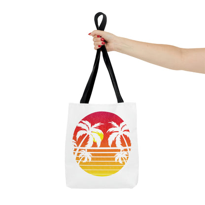 Eat Sleep Beach Repeat Summer Sunset Tote Bag (AOP)