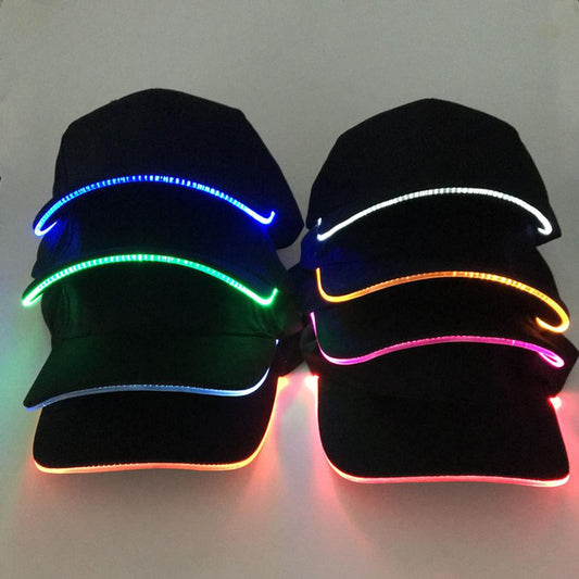 Adjustable LED Light Up Baseball Cap