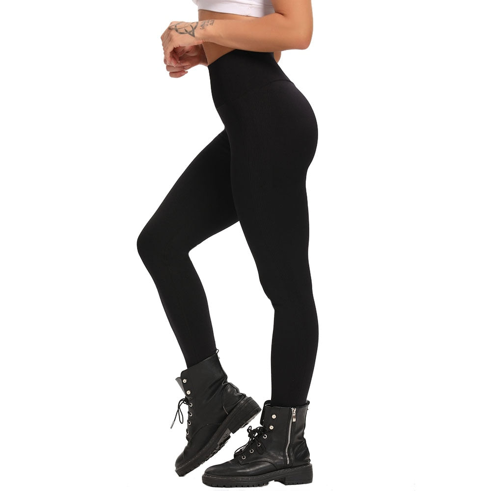 Seamless Leggings - Fitness - Yoga Pants - High Waist Activewear