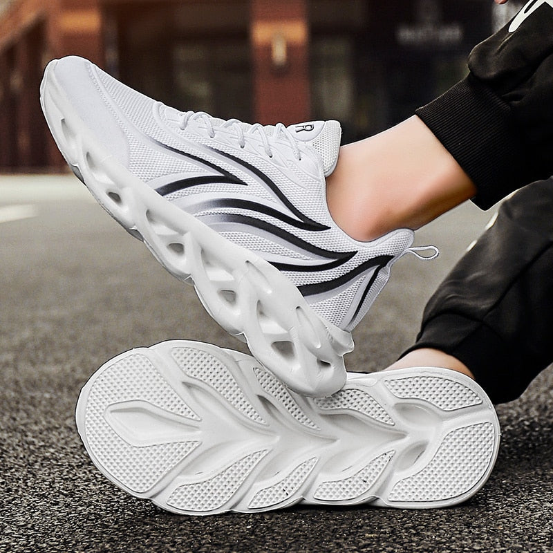 Flame Printed Sneakers/Running Shoes