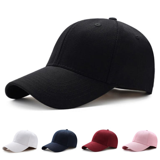 Unisex Baseball Cap - Solid Color - Adjustable