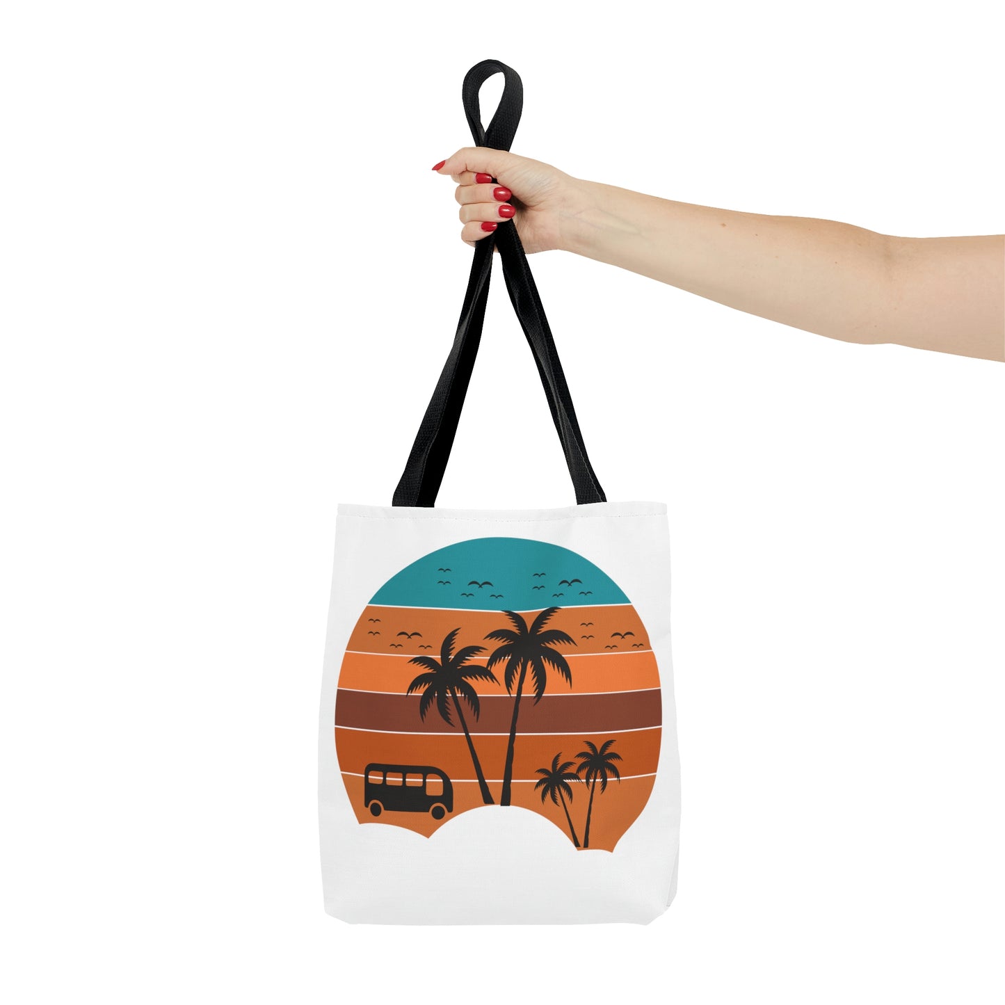 Beach Mode Summer Sunset Tote Bag (AOP)