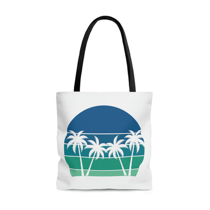 My Heart Belongs to the Sea Summer Sunset Tote Bag (AOP)