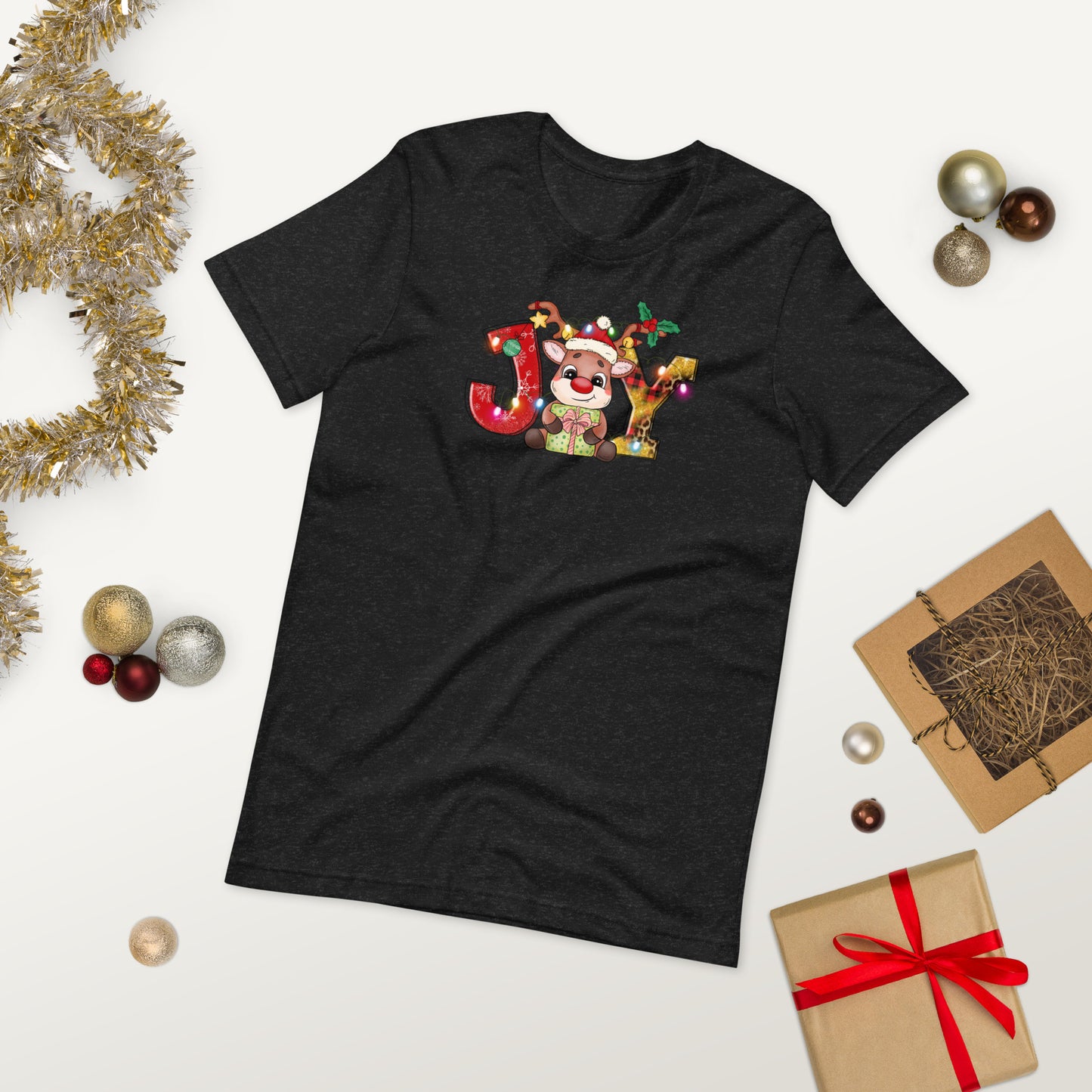 Rudolph Joy Christmas Unisex t-shirt