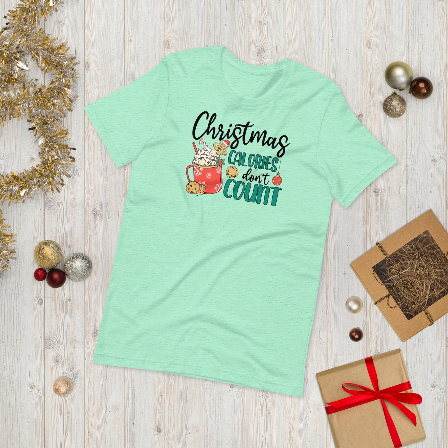 Christmas Calories Don't Count Unisex t-shirt