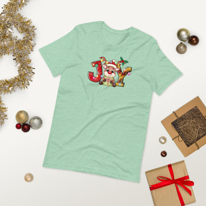 Rudolph Joy Christmas Unisex t-shirt