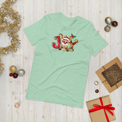 Rudolph Joy Christmas Unisex t-shirt