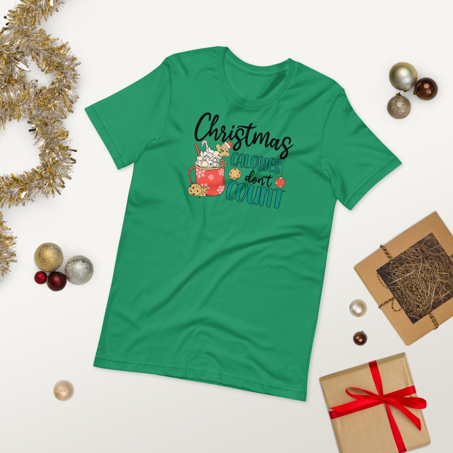 Christmas Calories Don't Count Unisex t-shirt