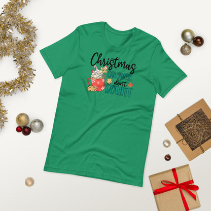 Christmas Calories Don't Count Unisex t-shirt