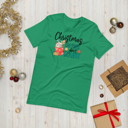 Christmas Calories Don't Count Unisex t-shirt