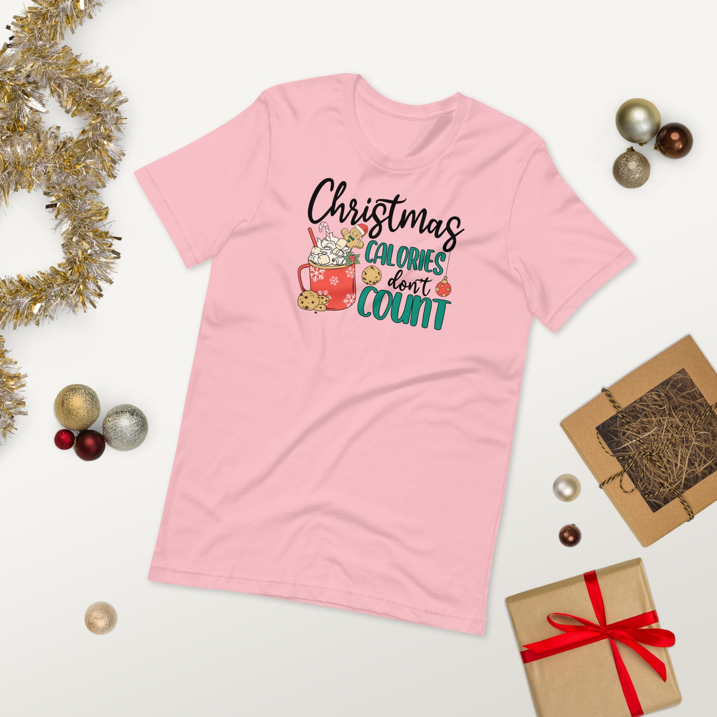 Christmas Calories Don't Count Unisex t-shirt