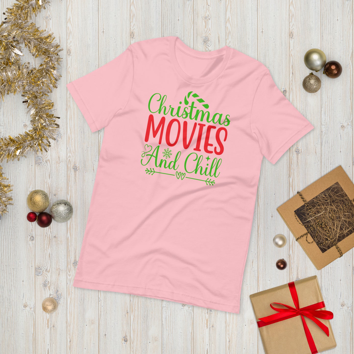 Christmas Movies and Chill Unisex t-shirt