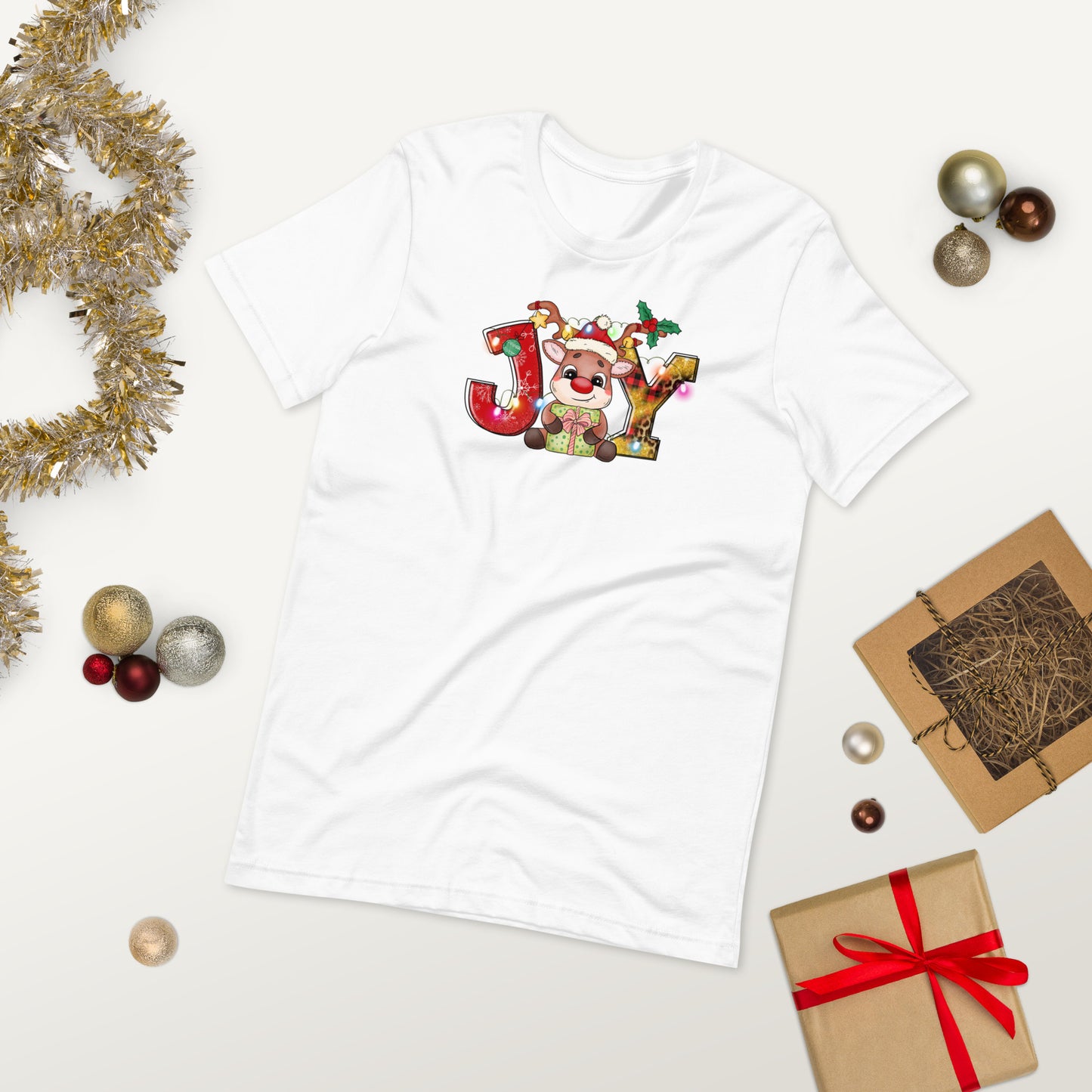 Rudolph Joy Christmas Unisex t-shirt