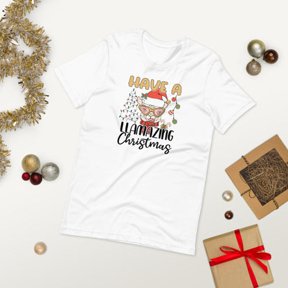 Have a Llamazing Christmas Unisex t-shirt