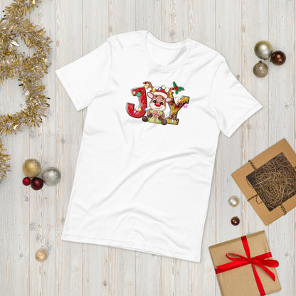 Rudolph Joy Christmas Unisex t-shirt