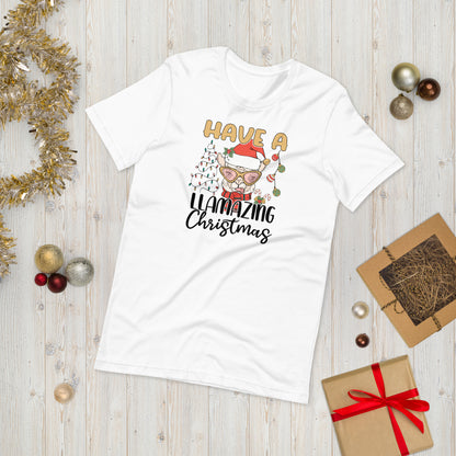 Have a Llamazing Christmas Unisex t-shirt