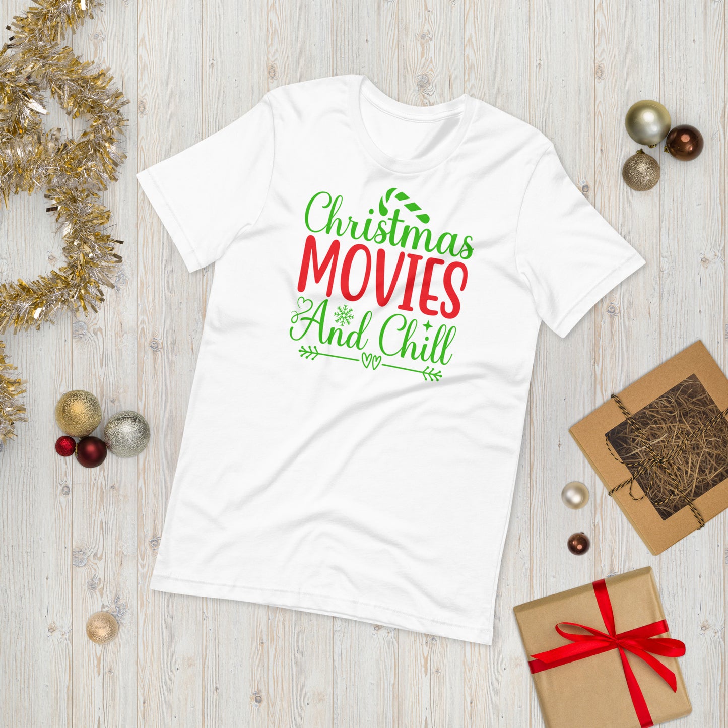 Christmas Movies and Chill Unisex t-shirt